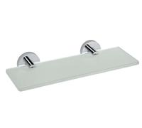 Sapho X-Round - Tablette murale 30x13 cm, verre/chrome XR601