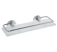 Sapho X-Round - Tablette murale, longeur 30 cm, verre/chrome XR607