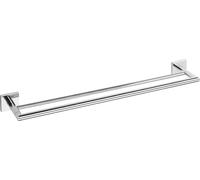 Sapho X-SQUARE - Porte-serviettes double, longeur 65 cm, chrome XQ404