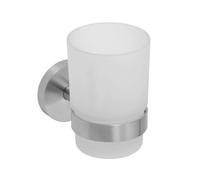 Sapho X-STEEL - Porte-verre, verre/inox poli XS900