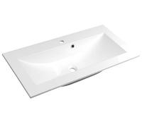 Sapho Yukon - Lavabo encastré 900x450 mm, avec trop-plein, trou pour robinet, blanc 55900