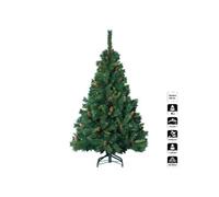Sapin de Noël 150 cm vert Majestic pommes de pin