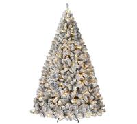 Sapin de Noël artificiel 180 cm avec support en métal, 710 branches, 250 LED