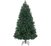 Sapin de Noël artificiel H.180 cm 1061 branches épines grand réalisme métal PVC PE vert Vert G