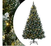 vidaXL Sapin de Noël artificiel 300 LED 210 cm