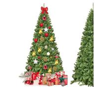 Sapin de Noël Artificiel 230CM COSTWAY - Ouverture Automatique des Branches - Support en Métal - 1346 Branches - Décoration de Fête