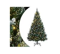 vidaXL Sapin de Noël artificiel 300 LED 240 cm 3315777