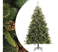 vidaXL Sapin de No?l artificiel articul¿¿ avec pommes de pin 180 cm