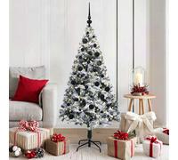 vidaXL Sapin de Noël artificiel 300 LED 240 x 150 cm Vert