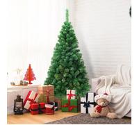 Sapin de Noël Artificiel - COSTWAY - 210CM - Vert Nature - PVC - Installation facile