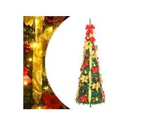 vidaXL Sapin de Noël à LED 150 - Vert 180 cm