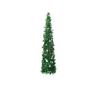 vidaXL Sapin de Noël Artificiel Escamotable Décoration de Noël Arbre Artificiel Salon Salle de Séjour Maison Intérieur Vert 150 cm PET Vert G