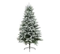 Sapin de Noël artificiel floqué TEMPÊTE - H. 180 cm - Vert