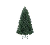 Sapin de Noël artificiel H.180 cm 1061 branches épines grand réalisme métal PVC PE vert