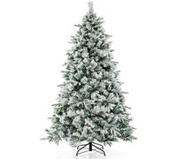 Sapin de Noël artificiel illuminé structure automatique avec Base en Fer, 180cm