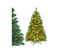 Sapin de Noël Artificiel LED 200cm avec 11 Modes d'Eclairage et 5 Changements