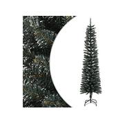 vidaXL Sapin mince avec support - 210 cm - Vert