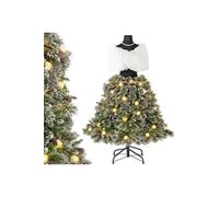 Sapin de Noël Artificiel Pré-éclairé 150 cm, Arbre de Noël Mannequin avec Jupe