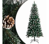 Sapin de Noël artificiel PVC, plastique et acier Décor vacances moderne vidaXL v