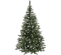 Sapin de Noël artificiel - SPRINGOS - 220 cm - Neige artificielle - Vrais cônes - PVC