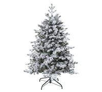 Feeric Lights & Christmas – Sapin de Noël Yukon 150 cm – artificiel, pied métal, blanc