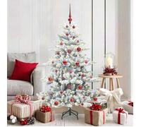 Sapin de Noël Artificiel - vidaXL - 150 cm - Branches Articulées - Lumières LED - PVC Résistant