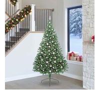 Sapin de Noël artificiel - vidaXL - 240 cm - Pré-éclairé - Lumières LED - PVC