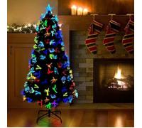 Sapin de Noël artificiel - VIDAXL - 42019342 - Vert - 120 cm - LED intégrées