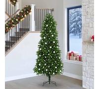 Sapin de Noël avec support Vert PE Arbre décoratif saisonnier salon LED vidaXL v