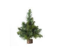 Sapin de Noël déco de table Blooming - 18 x 26 cm - Vert