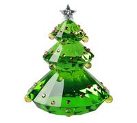 Sapin de Noël en cristal vert pour décoration de table