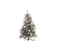 Infactory Sapin de Noël enneigé avec 517 branches - 300 LED - 180 cm