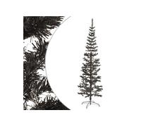 vidaXL Sapin de Noël étroit – 210 cm – Noir