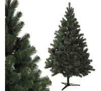 KADAX Sapin de Noël artificiel en plastique PVC avec support, arbre de décoration, arbre avec 295 branches (elfe de Noël 180cm) Naturel