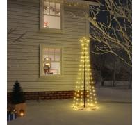 Sapin de Noël LED simple en forme de cône blanc chaud 108 LED 70x180 cm - Sapins de Noël artificiels FR4221690 1parcel