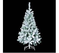 Feeric Lights & Christmas – Sapin de Noël Enneigé 150 cm vert floqué blanc 232 branches