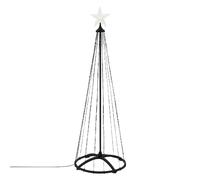 Sapin de noël pour extérieur 150cm éclairage à 154 LED avec minuterie et 9 modes