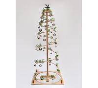 Sapin de Noël spirale brun, Designer Christoph Zschocke, 80x192x80 cm