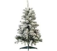 Infactory Sapin de Noël style enneigé avec 199 branches - 120 cm