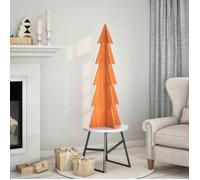 vidaXL Arbre de Noël en bois 112 cm – Pin massif, pour décoration