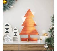 vidaXL Arbre de Noël en Bois pour décoration 60 cm Bois de pin Massif