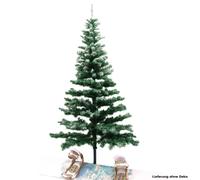 Sapin décoratif arbre Noël neige hauteur 180 cm branches enneigés Steinigke 83500190