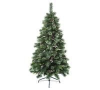 Feeric Lights et Christmas - Sapin de noël Wyoming Vert 180cm | Décoration de fête Noël - Pins et Baies Rouges