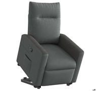 SARA@Fauteuil - Levage électrique - accoudoirs - inclinable Gris foncé Tissu HO58163