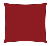 SARA@Voile de parasol/ombrage - Anti-UV - Polyéthylène haute densité - tissu oxford carré 4x4 m rouge HO31181