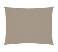 SARA@Voile de parasol/ombrage - Anti-UV - Polyéthylène haute densité - tissu oxford rectangulaire 2,5x3,5 m taupe HO14433