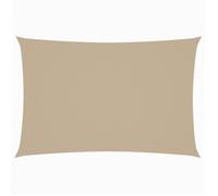 SARA@Voile de parasol/ombrage - Anti-UV - Polyéthylène haute densité - tissu oxford rectangulaire 2x4 m beige HO42328