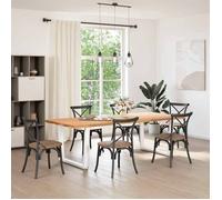 Sarazyj®Accessoire pied de table,KENNETH,Avec Conception stable, Pieds de table à manger en forme de V, (2 pièces), blanc, 100x(72-7