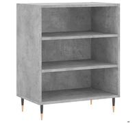 Sarazyj®Buffet de Cuisine KENNETH - ENFILADE - Armoire Bas vitrine gris béton 57x35x70cm - Bois d'ingénierie - 690758