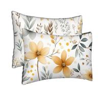 Sarcelle Coussin Canape 40x70 cm Housses de Coussin Fleur Motif Peluche Courte et Douce Canape Housse Lot de 2 Rectangle Taie Oreiller Decoratif pour Decoration Chambre Maison, Cadeau Femme h-563